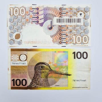 Nederland. - 2 x 100 Gulden - 1977, 1992 - PL104, PL105