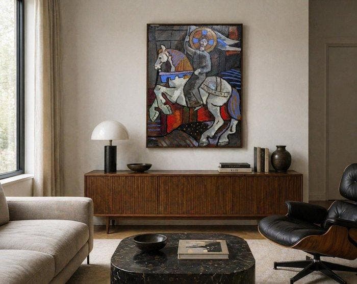 Miquel Torner de Semir (1938) - Caballo y destino, Antiquités & Art, Art | Peinture | Classique