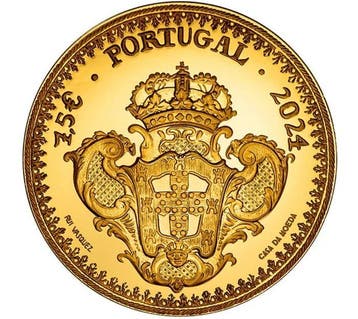 23,33 g - Goud .999 - Casa da Moeda, Portugal - Verzegeld en, Postzegels en Munten