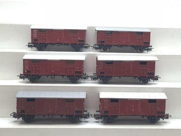 Märklin H0 - 4550 - Modeltrein goederenwagon (6) - 6x, Nieuw