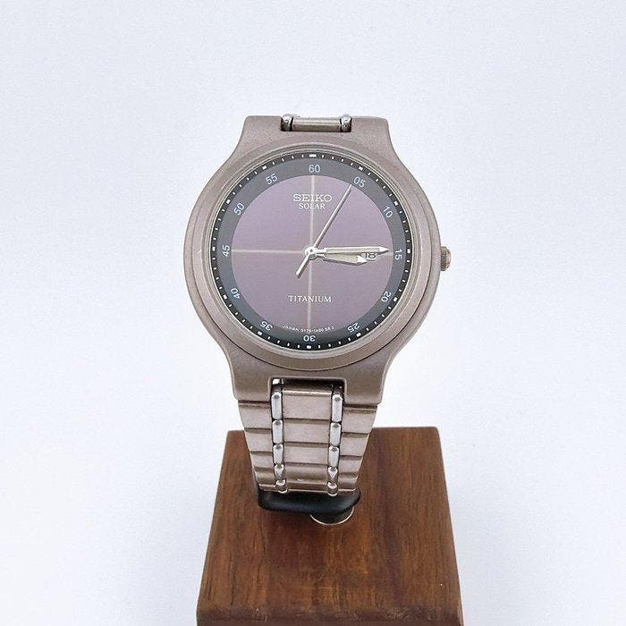 Seiko - Solar Titanium - Sans prix de réserve - Homme -, Bijoux, Sacs & Beauté, Montres | Anciennes | Antiquités