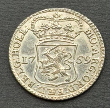 Nederland, Holland 1/4 Gulden 1759