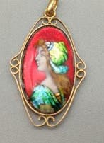 Ketting met hanger - 18 karaat Geel goud