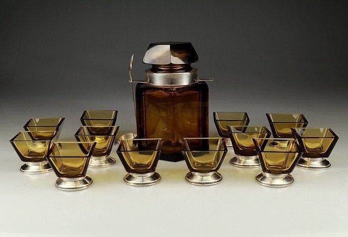 Container - .800 zilver, Antiquités & Art, Antiquités | Argent & Or