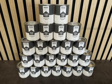 Veiling - 24x Moodpaints Krijtverf Whispering White 100ML, Nieuw