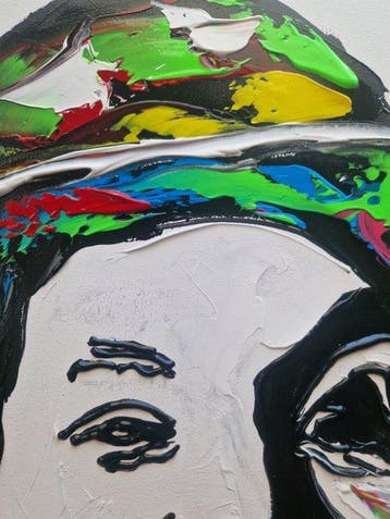 Henry Escobar - Charlot (ATTENTION FOND BLANC ), Antiek en Kunst