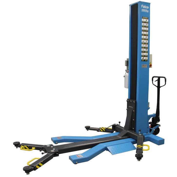 1 koloms hefbrug 2500kg mobiel, Doe-het-zelf en Bouw, Gereedschap | Lasapparaten, Ophalen of Verzenden