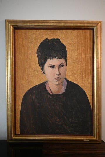 Claude Lyr (1916-1995) - Portrait of Mechtild Bake