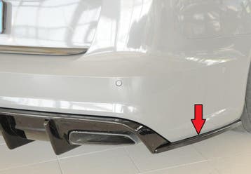 Rear Side Splitters V.2 voor Audi A6 C7.5 Facelift S-line Se, Ophalen of Verzenden