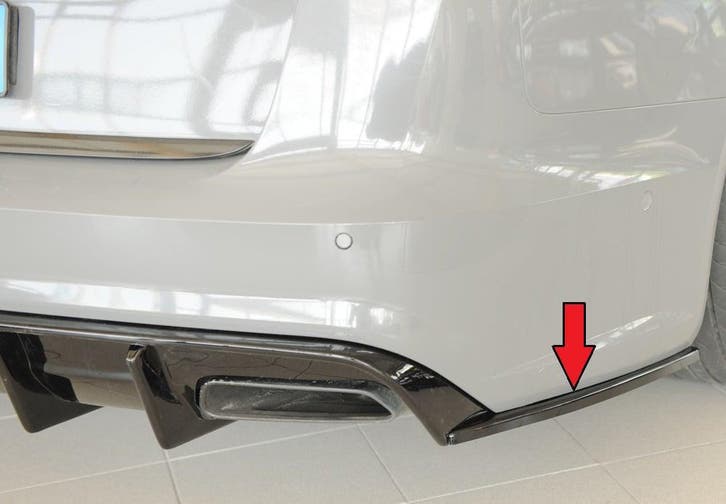 Rear Side Splitters V.2 voor Audi A6 C7.5 Facelift S-line Se, Autos : Divers, Tuning & Styling, Enlèvement ou Envoi