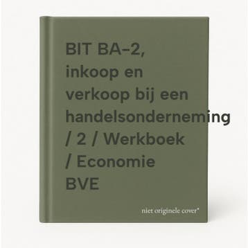BIT BA-2, inkoop en verkoop bij een handelsonderneming / 2 /, Boeken, Verzenden, Gelezen