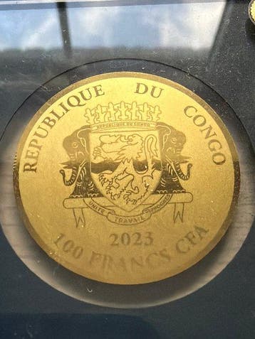 Congo. 100 Francs Fascination Gold - Gold of Mesopotamia -