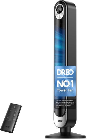 Torenventilator 42 Inch | 41% Korting | Retour Deal, Elektronische apparatuur, Verzenden, Ventilator met afstandsbediening, Zo goed als nieuw
