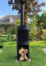 Houtkachel, BBQ, Kookkachel set, Terraskachel, Buitenkeuken, Tuin en Terras, Buitenkeukens, Verzenden, Nieuw, Houtskool, ASH Grill & Heat