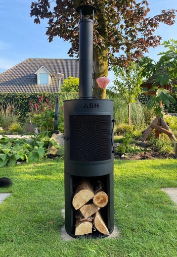 Houtkachel, BBQ, Kookkachel set, Terraskachel, Buitenkeuken, Verzenden, Nieuw, Houtskool, ASH Grill & Heat