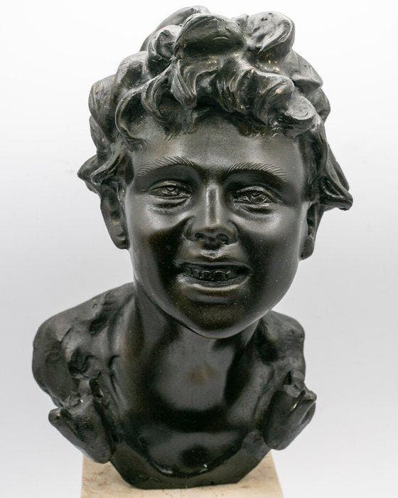 Dal modello di Giovanni de Martino (1870-1935) - sculptuur,, Antiek en Kunst, Antiek | Keramiek en Aardewerk