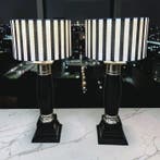 Tafellamp (2) - Set Hotel Chique Lampen - 55 cm - Metaal