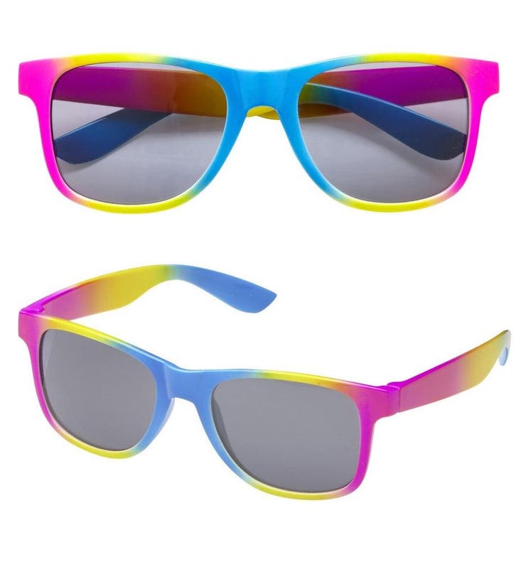 Geel Blauw Roze Bril, Hobby & Loisirs créatifs, Articles de fête, Envoi