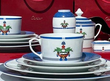 Cartier - Service à thé et café (13) - Porcelaine - Cartier