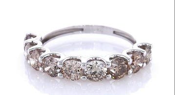Zonder minimumprijs - Ring - 14 karaat Witgoud - 2.45ct. tw., Nieuw