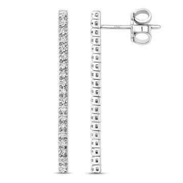 Oorbellen - 14 karaat Witgoud - 0.38ct. tw. Diamant, Nieuw