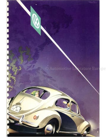 1958 VOLKSWAGEN KEVER BROCHURE DUITS, Nieuw