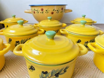 Style le Creuset - Braadpan (9) - Geglazuurd keramiek +