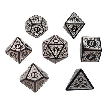 Dungeons and Dragons Wit Zwarte Dobbelstenen, Verzenden
