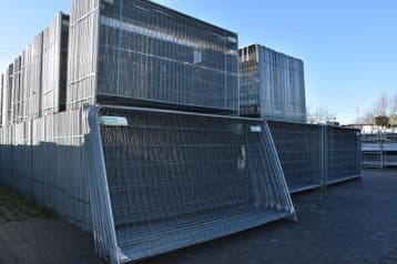Barrière de chantier NEUVE 3,5x2m – 32€/pce – Stock Herstal, Ophalen of Verzenden, Neuf