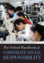 Oxford Handbk Corporate Social Responsib 9780199573943, Verzenden, Gelezen
