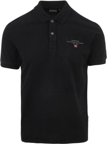 Napapijri Polo Elbas Zwart maat Maat 48/50 (M) Heren, Kleding | Heren, Polo's, Zwart, Nieuw, Napapijri, Verzenden