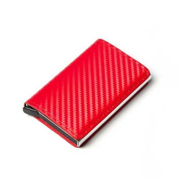 RFID Creditcard Houder Portemonnee - Vintage Leren Aluminium, Verzenden, Nieuw