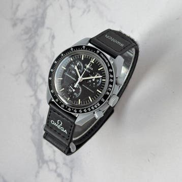 Omega x Swatch - MoonSwatch - Mission to the Moon - Sans, Handtassen en Accessoires, Horloges | Heren, Nieuw