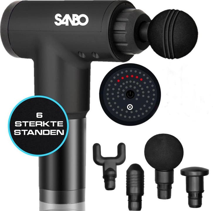 2dekans | Sanbo - Massage gun PRIME - Sport en Relax Massage, Sports & Fitness, Produits de massage, Enlèvement ou Envoi