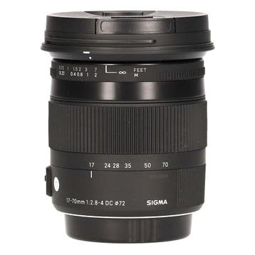 Sigma 17-70mm F/2.8-4 DC OS HSM (Canon) met garantie, Ophalen of Verzenden, Gebruikt