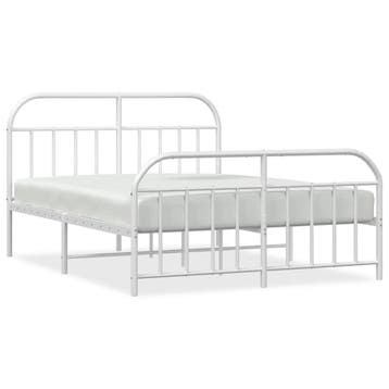 Bedframe metaal 160x200 | Tweede kansje | OP = OP, Huis en Inrichting, Gebruikt, Verzenden, Wit, Tweepersoons