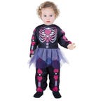 Halloween Kostuum Baby Skelet Roze, Verzenden
