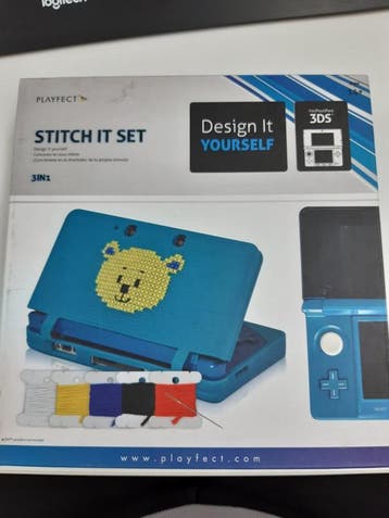 Stitch It Set 3in1 Blue Edition (3DS Accessoires), Ophalen of Verzenden, Zo goed als nieuw