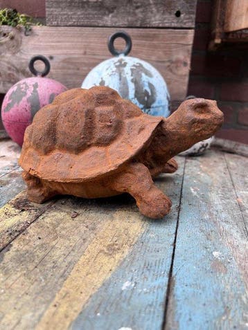 Decoratief ornament - Europa - Gietijzeren Schildpad Tuin