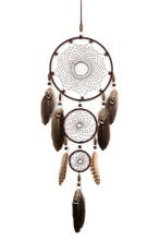 Dromenvanger Donkerbruin Dreamcatcher Veren Bruin Bohemian I, Ophalen of Verzenden, Nieuw
