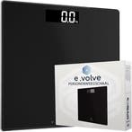 2dekans | e.volve Personenweegschaal Digitaal - Zwart -, Elektronische apparatuur, Weegschalen, Ophalen of Verzenden, Nieuw