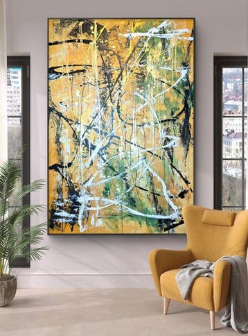 Micha Lenartowicz - Touch of Gold - XXL, Antiquités & Art