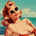 Kleury.art - 1950s Advertisments: Beachside Cola” by