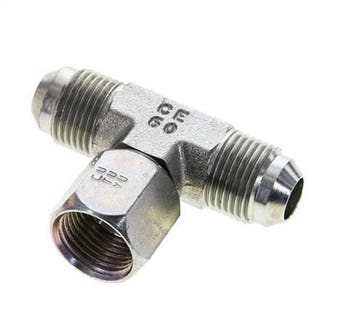 Raccord En T JIC UNF 3/4-16 Mâle X Femelle Acier 350bar, Verzenden