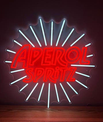 Apérol Spritz - Enseigne lumineuse - Plexiglass