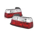 FEUX ARRIÈRE BMW E36 COUPÉ ROUGE CHROMÉ, Verzenden