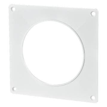 Kunststof muurflens (afwerkplaat) - voor doorvoer Ø 100mm, Verzenden