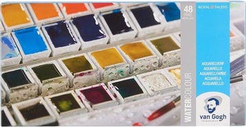 Van Gogh Aquarelverf set school — gebruikt, Divers, Verzenden