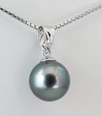 Sans prix de réserve - Pendentif - 18 carats Or blanc Perle, Bijoux, Sacs & Beauté