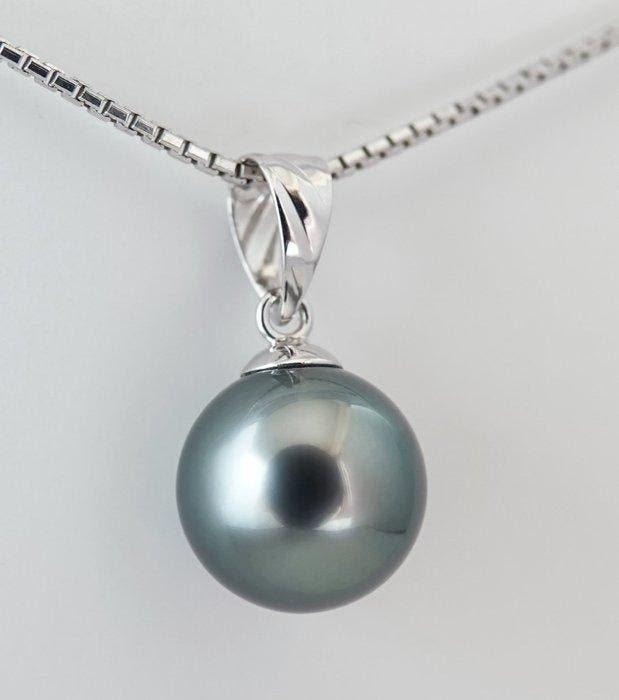 Sans prix de réserve - Pendentif - 18 carats Or blanc Perle, Bijoux, Sacs & Beauté, Bijoux anciens